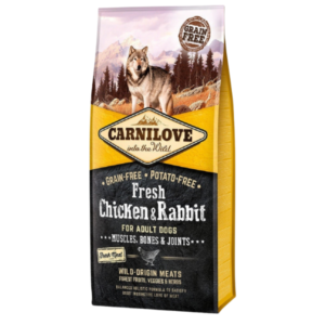 CARNILOVE FRESH - POULET & LAPIN - MUSCLES & ARTICULATION Pour Chien Adulte