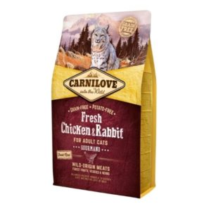 CARNILOVE FRESH - CHAT ADULTE - POULET & LAPIN - GOURMAND