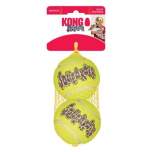 KONG- Squeakair - Balle de Tennis Couineuse L 2Pcs