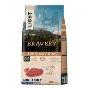 BRAVERY LIGHT IBERIAN PORK MINI ADULT - pour chien de petite races