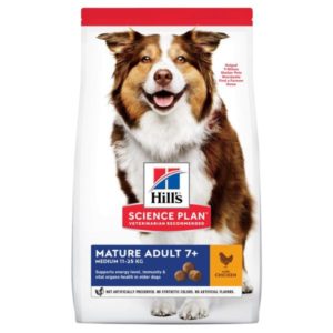 HILL'S SCIENCE PLAN Medium Mature Adult 7+ Chicken 12KG