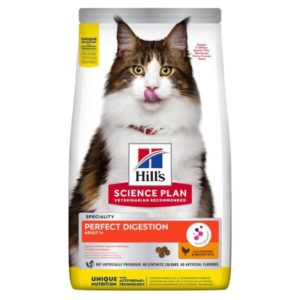 Hill's Science Plan PERFECT DIGESTION Chat Adulte Au Poulet 1,5KG