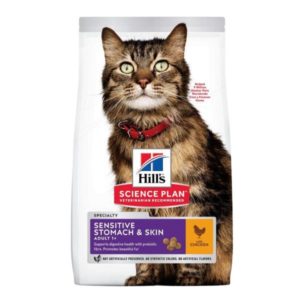 Hill's Science plan SENSITIVE STOMACH & SKIN Adult 1+ au Poulet 1,5KG