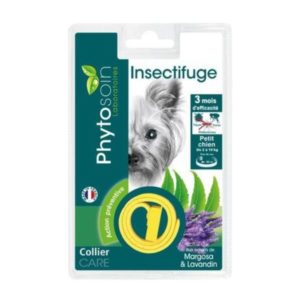 PHYTOSOIN collier insectifuge pour petit chien 2 à10Kg