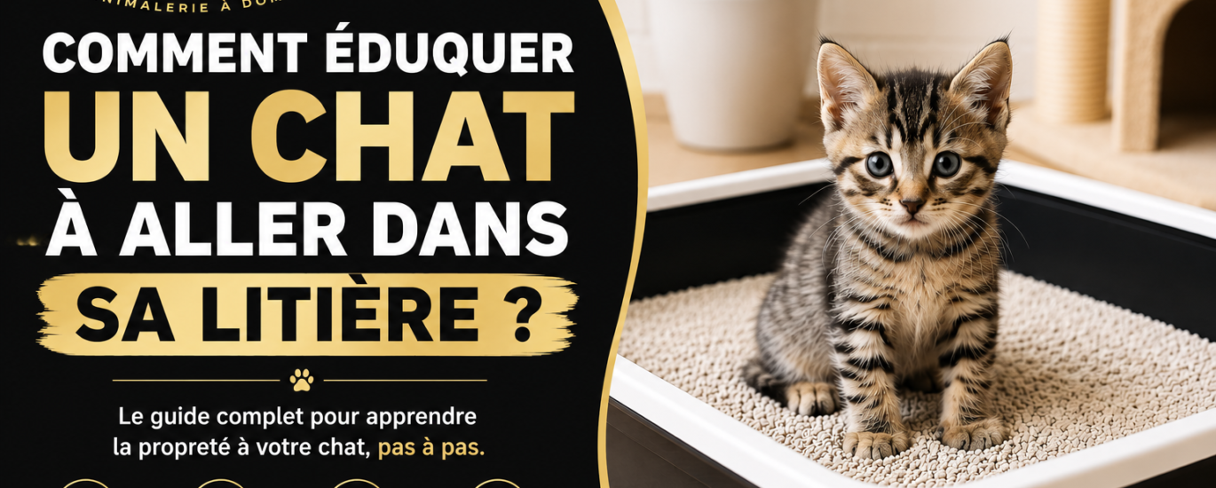 Comment éduquer un chat à aller dans sa litière