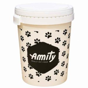 Tonneau de stockage pour croquettes Amity