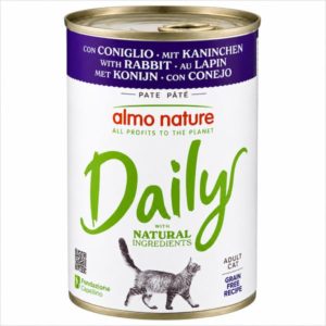 Almo Nature Daily Grain Free Lapin 400 g pour Chat Adulte